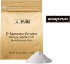 Pure Original Ingredients D-Mannose (4oz) Non-GMO, Dietary Supplement, Lab-Verified