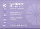 Celebrate Vitamins Balance Probiotic + Prebiotic - Post Bariatric Surgery Daily Supplement for Women & Men, 28.5 Billion CFU - Supports Digestive & Immune Health, Gluten Free (30 Capsules)