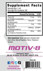 Motiv-8 Essentials Vitamin B-12 Drops, Sublingual, Easy to Take Liquid Supplement, Supports Eye Health, Brain Energy, Nervous System, Cognition & Memory (60 Servings, Raspberry)