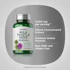 Piping Rock Milk Thistle Supplement | 200 Capsules | Concentrated Herbal Extract | Non-GMO, Gluten Free