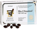 Pharma Nord Bio-Ubiquinol QH 100 mg – Antioxidant for Energy, Heart & Fertility Support, Non-GMO, Gluten-Free, 30 Softgels