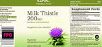 GNC Herbal Plus Milk Thistle 200mg Supplement, Vegetarian, Supports Healthy Liver Function, 100 Servings