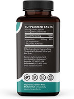 LifeSeasons Magnesium Glycinate 350 mg – Highly Absorbable Magnesium Supplement for Sleep Support, Calm Mood & Muscle Relaxation – Vegan, Gluten‑Free, 120 Vegetarian Capsules
