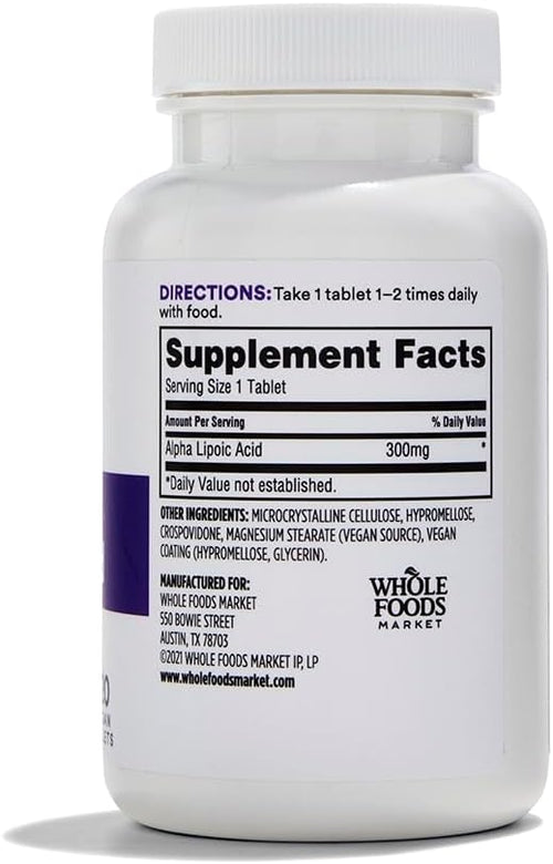 365 by Whole Foods Market, Alpha Lipoic Acid 300mg – Sustained Release, 120 Count