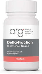Allergy Research Group ARG Delta-Fraction Tocotrienols 50 mg- 100 mg Tocotrienols per Serving - Antioxidant Support - Hypoallergenic - 90 Servings - 90 Softgels