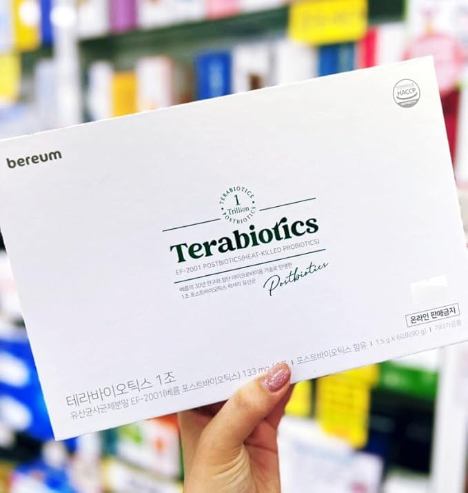 Terabiotics® 1 Trillion Postbiotic Stick – 2-Month Supply (60 Sticks / 20 per Box × 3 Boxes) – Heat-Treated EF-2001, Shelf-Stable, No Refrigeration Needed (20)