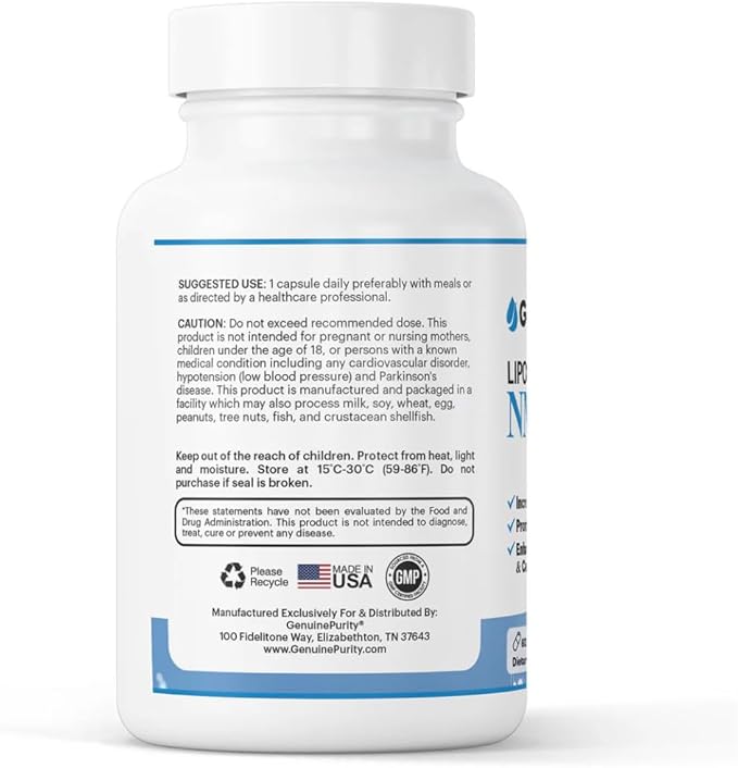 250mg Liposomal NMN Supplement - 60 Vegan Capsules to Support NAD+ Production, Cellular Energy & Healthy Aging - Nicotinamide Mononucleotide for Metabolic Wellness & Immune Support