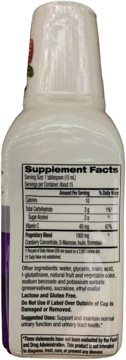 Cystex Urinary Health Maintenance Cranberry 7.6 oz ( Packs of 9)
