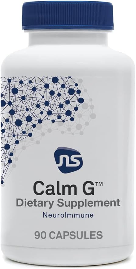 Neuroscience Calm G - Immune Support Supplement and Calm Aid with L-Theanine, CoQ10, and Antioxidants - Immunity Support Balance for Stress & Mitochondrial Function (90 ct)