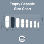 Empty 00 Capsules - Vegan HPMC - 1000 Count - Pill Capsules Empty Fits Capsule Filling Machine Tray - Joined Vegetarian Caps Easy Snap for DIY Powder Supplement Pills - Certified Halal Kosher