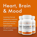 Stop Aging Now - Curcumin2K Formula with Bioperine - Brain & Heart Health, Antioxidants & Joint Health Support - Turmeric & Black Pepper Extract - 60 Vcaps (3 Bottle Multi-Pack)