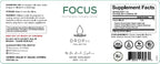 DropRx Focus, Liquid Drop Supplement for Memory, Brain Support, Clarity & Focus - Ginkgo Biloba and Ginseng Organic Herbal Blend - Made in USA by Dr. Nicole Saphier (2fl.oz)