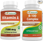 Best Naturals Vitamin A 25000 IU & B-100 Complex