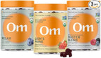 OM MUSHROOM SUPERFOOD Mushroom Gummies Variety Pack – Lion’s Mane Focus, Reishi Relax & Master Blend Multivitamin – Supports Brain, Mood, Immune & Overall Wellness – 3 Pack, 40 Count Each.