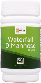 Waterfall D-Mannose Powder - 100% Pure D-Mannose Powder Naturally Sourced from Birch - Not a Blend - Free from Bulking Agent, Fillers & Cranberry - 50g / 1.76oz