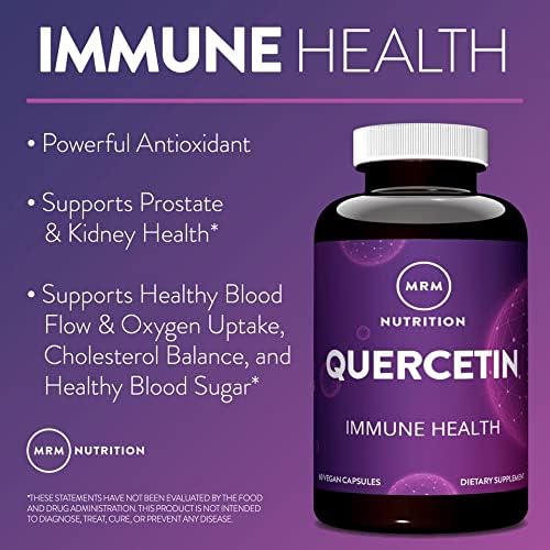 MRM Quercetin 500mg, 60 Vegetarian Capsules