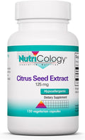 Allergy Research Group Nutricology Citrus Seed Extract Supplement - Grapefruit Seed Extract 250mg, Supports Metabolic Function, Vegetarian Capsules - 150 Count