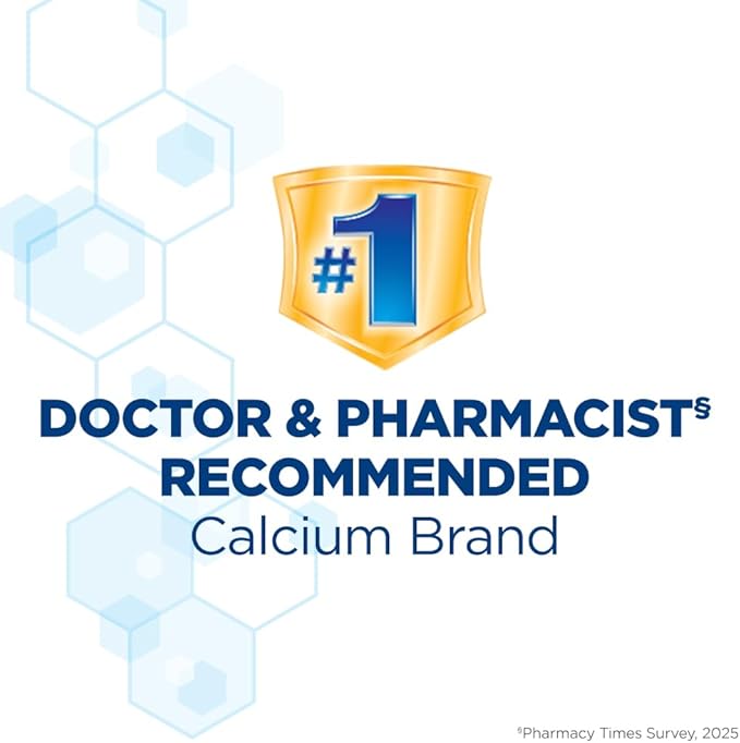 Citracal Slow Release- Calcium 1200 mg with Vitamin D3, Magnesium, Calcium Supplement, Bone Health Support, Take Once Daily Caplet, 185 Count