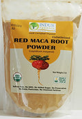 Red Maca Powder, 2 Lb Bag, Gelatanized, Pre-Washed, Premium Quality, Non-GMO, Freshly Packed LOT#22030594