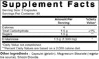 Brieofood D-Mannose Capsules - Urinary Tract Health- 1500mg Per Serving - 120 Capsules