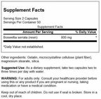 Swanson Boswellia - Herbal Supplement Promoting Joint Support - Ayurvedic Herb for Joint Flexibility & Mobility Support - Made with Boswellia Serrata Resin - (100 Capsules) (4 Pack)