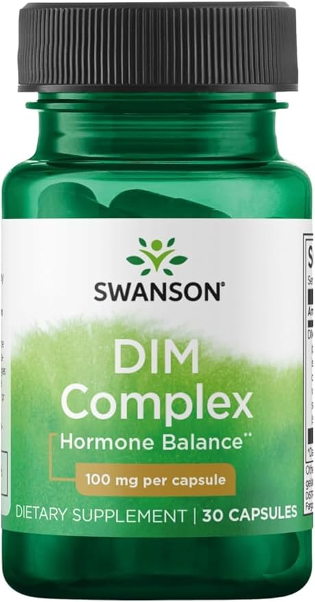 Swanson Dim Complex (Diindolylmethane) 100 Milligrams 30 Capsules (1 Pack)