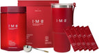 IM8 Daily Ultimate Essentials All-in-One Multivitamin Supplement Powder Starter Kit, 92 Nutrient Rich Ingredients CoQ10, Probiotics, Vitamins, Greens, Gluten Free, Vegan, Acai Mixed Berry, 30 Servings
