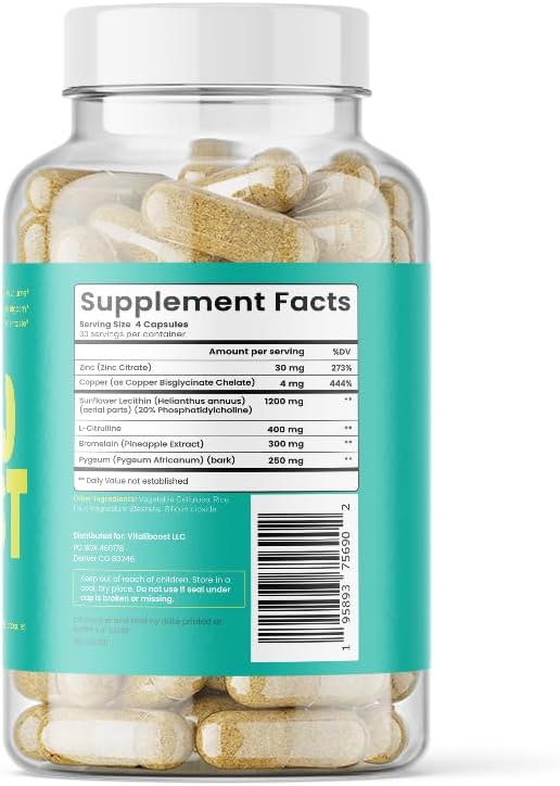 Load Boost - Semen Volume, Sperm Health, & Men's Fertility - 120 Capsules (1 Month Supply)