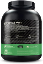 Optimum Nutrition Serious Mass, Weight Gainer Protein Powder, Mass Gainer, Vitamin C and Zinc for Immune Support, Creatine, Vanilla, 6 Pound (Packaging May Vary)