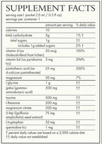 Agent Nateur - Calm (Beauty) Spermidine + Taurine Daily Supplement | Non-Drowsy, Melatonin-Free Liquid Formula | GABA, L-Theanine, Magnesium Citrate | Clean Ingredients, Made in USA (24x15ml sachets)