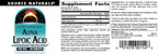 Source Naturals Alpha Lipoic Acid Supports Healthy Sugar Metabolism, Liver Function & Energy Generation* -100 mg - 60 Tablets