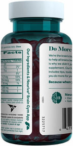 NEURIVA Plus Decaff 50ct Strawberry Gummy (2 Pack) Nootropic Brain Supplement for Memory, Focus & Concentration & Cognitive Function, Clinically Tested NeuroFactor, Phosphatidylserine, Vitamins B6 B12