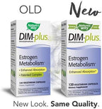 Nature's Way Dim-Plus, Diindolylmethane Vegetarian Capsules, 120-Count (Packaging May Vary), Pack of 2