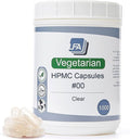 Empty 00 Capsules - Vegan HPMC - 1000 Count - Pill Capsules Empty Fits Capsule Filling Machine Tray - Joined Vegetarian Caps Easy Snap for DIY Powder Supplement Pills - Certified Halal Kosher