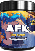 Gamer Supps AFK+® (with Melatonin): Blueberry Lemon Cake - 40 Servings - Keto Friendly Magnesium-Focused Sleep Support Supplement, Apigenin, Sugar Free