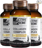 Type 2 Collagen for Joint Support | 270 Capsules (9 Month Supply) | Grass-Fed Hydrolyzed with Hyaluronic Acid & Vitamin C | Joint Health & Cartilage Support