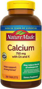 Nature Made Calcium 300 Tablets 750 MG with D3&K