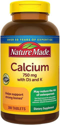 Nature Made Calcium 300 Tablets 750 MG with D3&K