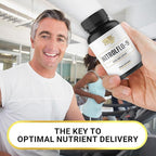 Golden After 50 NitrolFlo-9 - Nature-Powered Nitric Oxide Supplement with Pomegranate Extract, Grape Seed, and S7 - Supports Nutrient Circulation and Optimal Energy - 6 Bottles