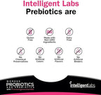 Intelligent Labs Women's Probiotics Formula with Cranberry Extract, D-Mannose and Prebiotics All in one, 6 Billion CFU Probiotic, One Capsule a Day, 60-Day Supply, Third-Party Verified for Purity