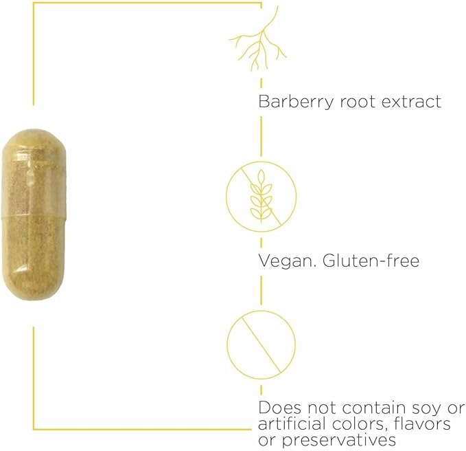Integrative Therapeutics Berberine Complex - Daily Digestive Health Support* - Proactive & Convenient Supplement for Gut Health* - Vegan, Gluten-Free & Dairy-Free - 90 Capsules (45 Servings)