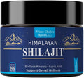 Himalayan Shilajit Resin 50g | Pure Gold Grade Mumiyo from Gilgit-Baltistan | Raw Mineral Pitch with Fulvic & Humic Acid | 85+ Trace Minerals