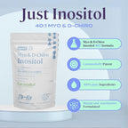 B-FIT Inositol Supplement for Women - Myo & D-Chiro Inositol 40:1 for Optimal Hormonal Balance & Ovulation Support - 60 Servings - 2-Month Supply