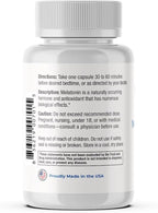 60mg Extra Strength Melatonin MAX - High Dosage Melatonin, Vegan, Non-GMO, Gluten-Free (1-Pack)