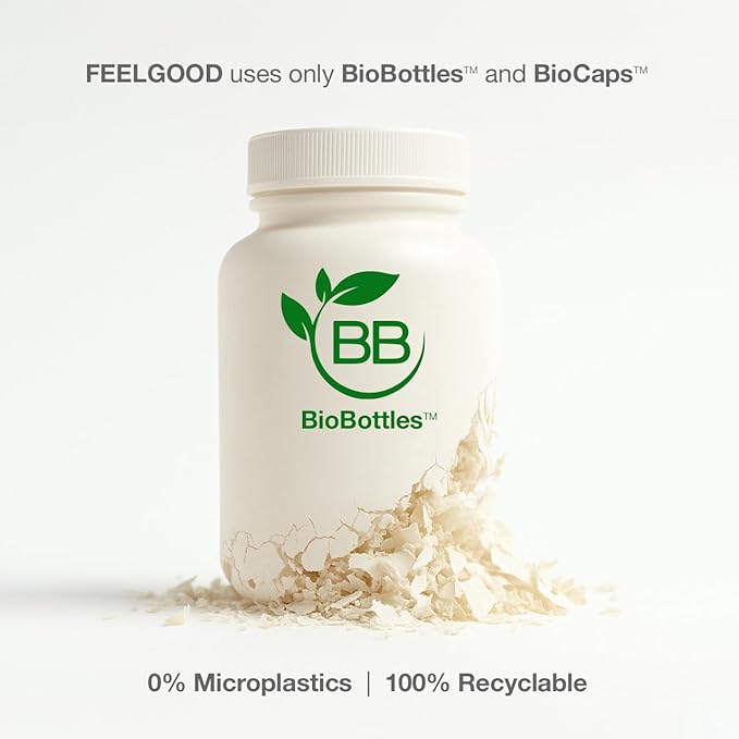 FeelGood Superfoods - Turmeric Curcumin Capsules - Ultra High Absorption - 60ct - 1000mg per Serving
