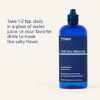 Trace Minerals Utah Sea Minerals - Liquid Daily Mineral Support for Bones, Muscles, Energy & Heart Health - Fluid Balance - Nerve Function - 10 fl oz (30 Servings)