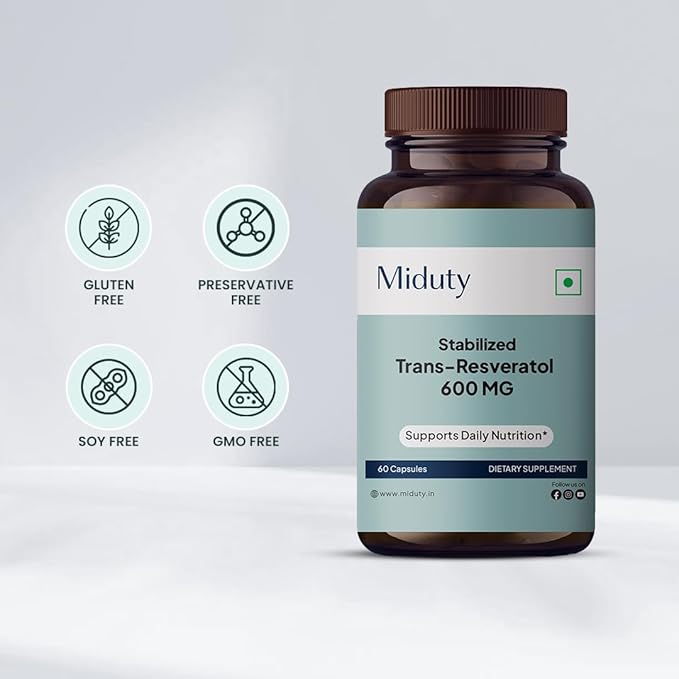 by Palak Notes Stabilized Trans-Resveratrol 600 MG -Liposomal Trans Resveratrol - Green Tea Leaf Extract - Grape Seed Extract - Gluten Free - Non-GMO - 60 Capsules