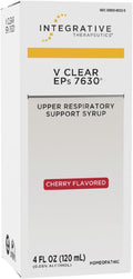 Integrative Therapeutics V Clear EPs 7630 - for the Whole Family - Supports Throat, Nasal & Bronchial Irritations - Upper Respiratory & Lung Health Support for Common Cold - Cherry Flavored, 4 oz