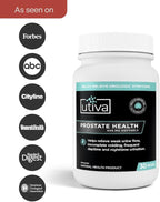 Utiva Prostate Health - Natural Formula for Healthy Function and Urine Flow - Prostate Supplement for Men - Beta-Sitosterol and Saw Palmetto for Men - 30 Softgels