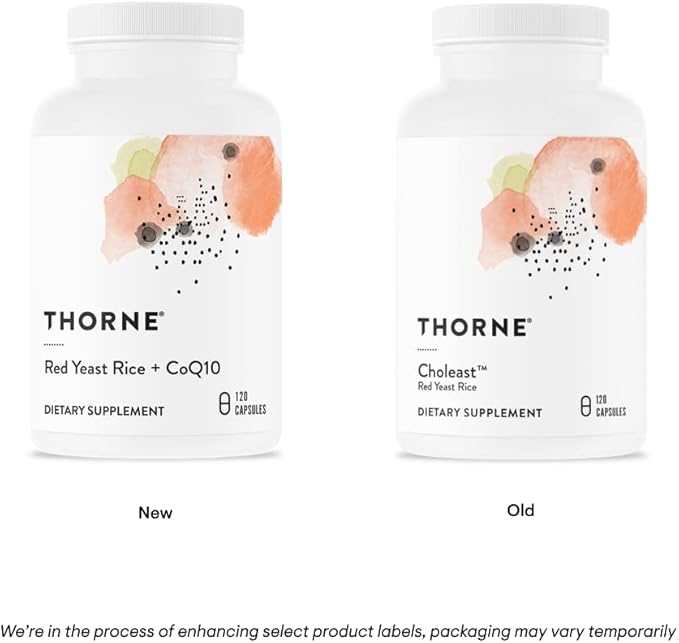 THORNE - Super EPA and Red Yeast Rice & CoQ10 Bundle - Supports Cardiovascluar, Joints, Brain, and Skin Health - 90 to 120 Servings